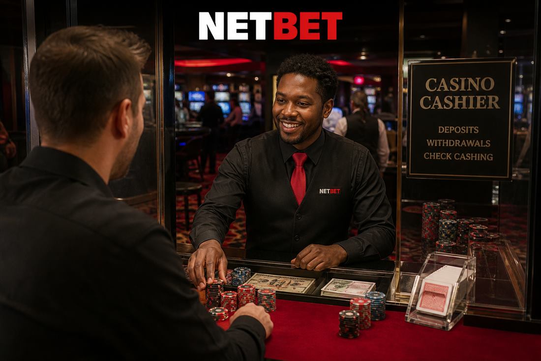 NetBet cashier cover